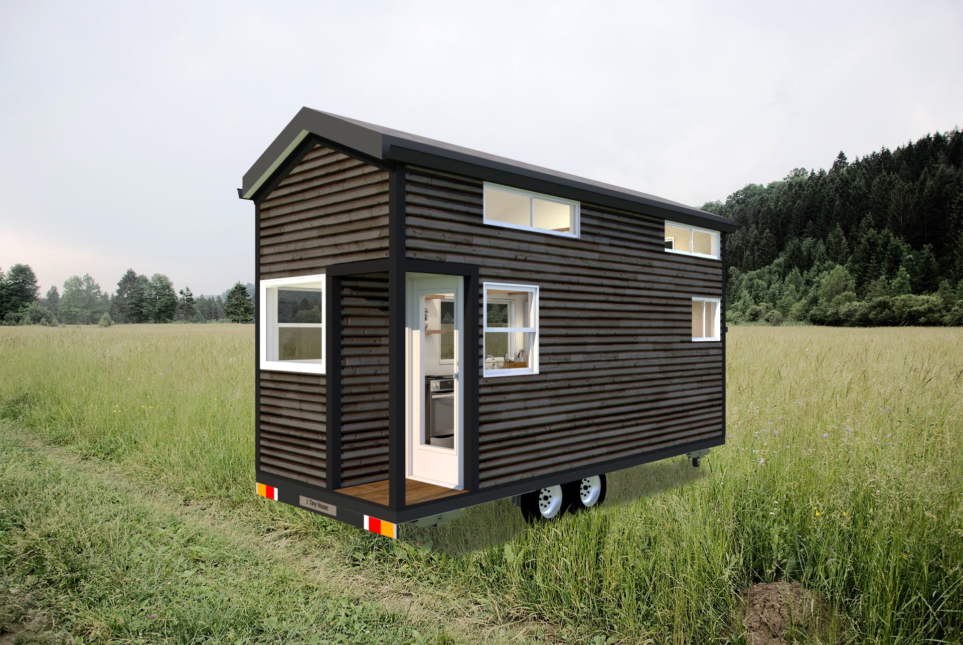 The Minimalist - 6 Metre Tiny House Plans Exterior