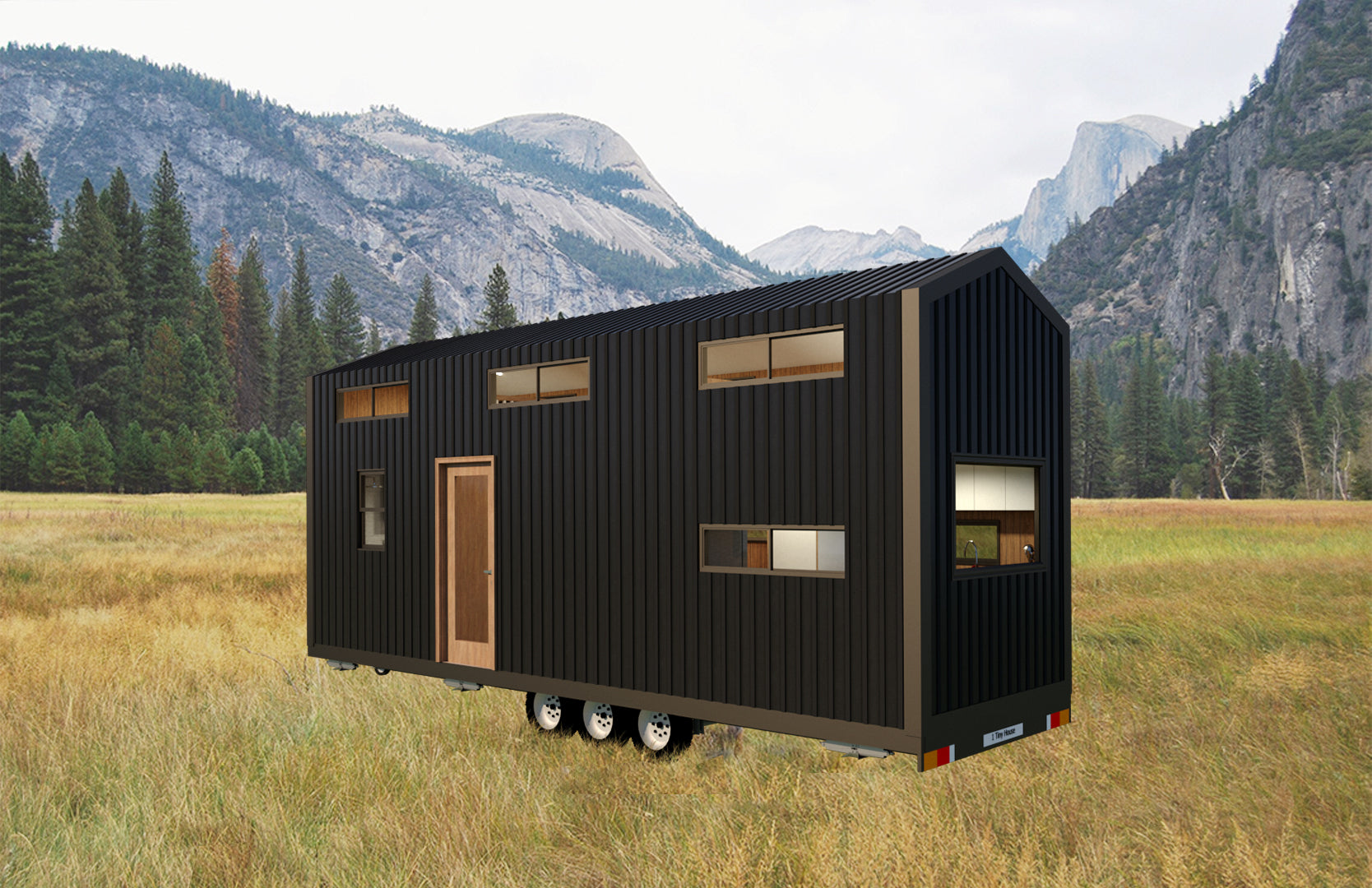 Adventurer - 8.4 Metre Tiny House Plans Exterior