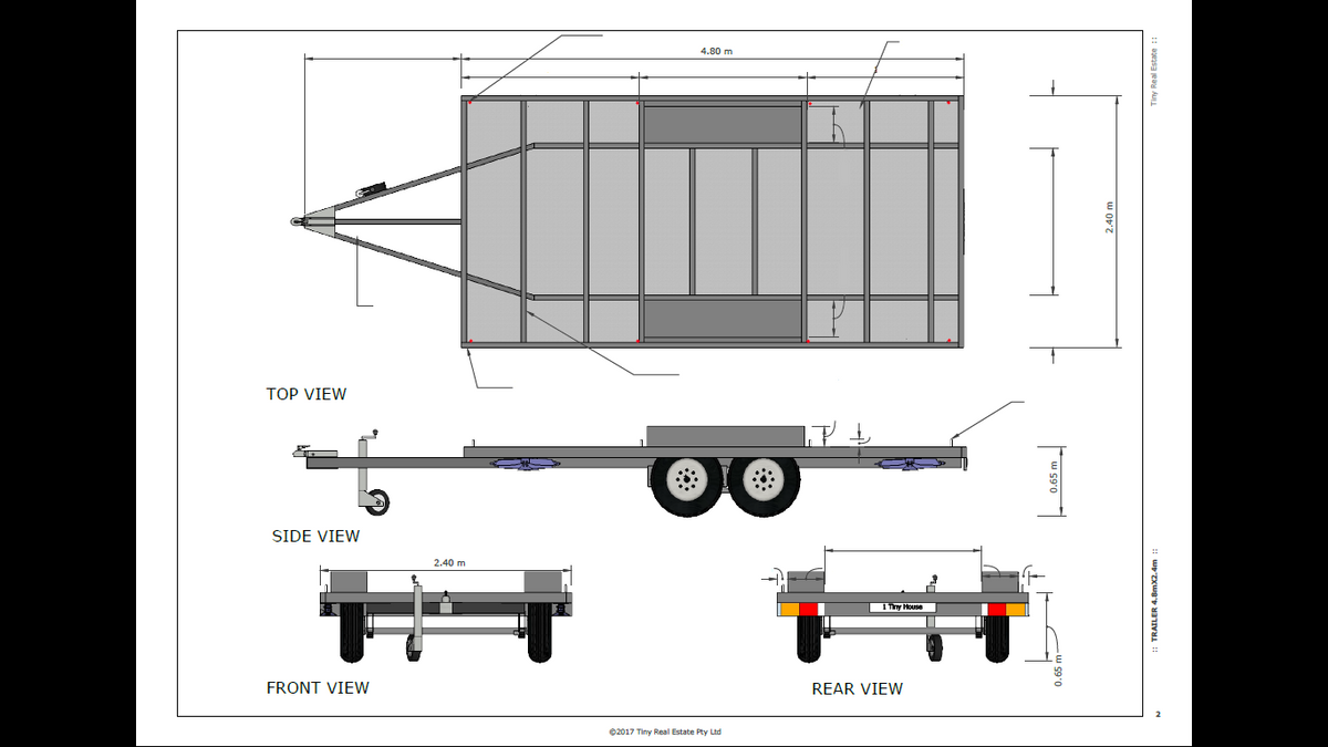 Tiny Home Floor Plans Trailer