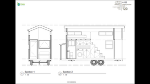 The Minimalist - 6 Metre Tiny House Plans Exterior